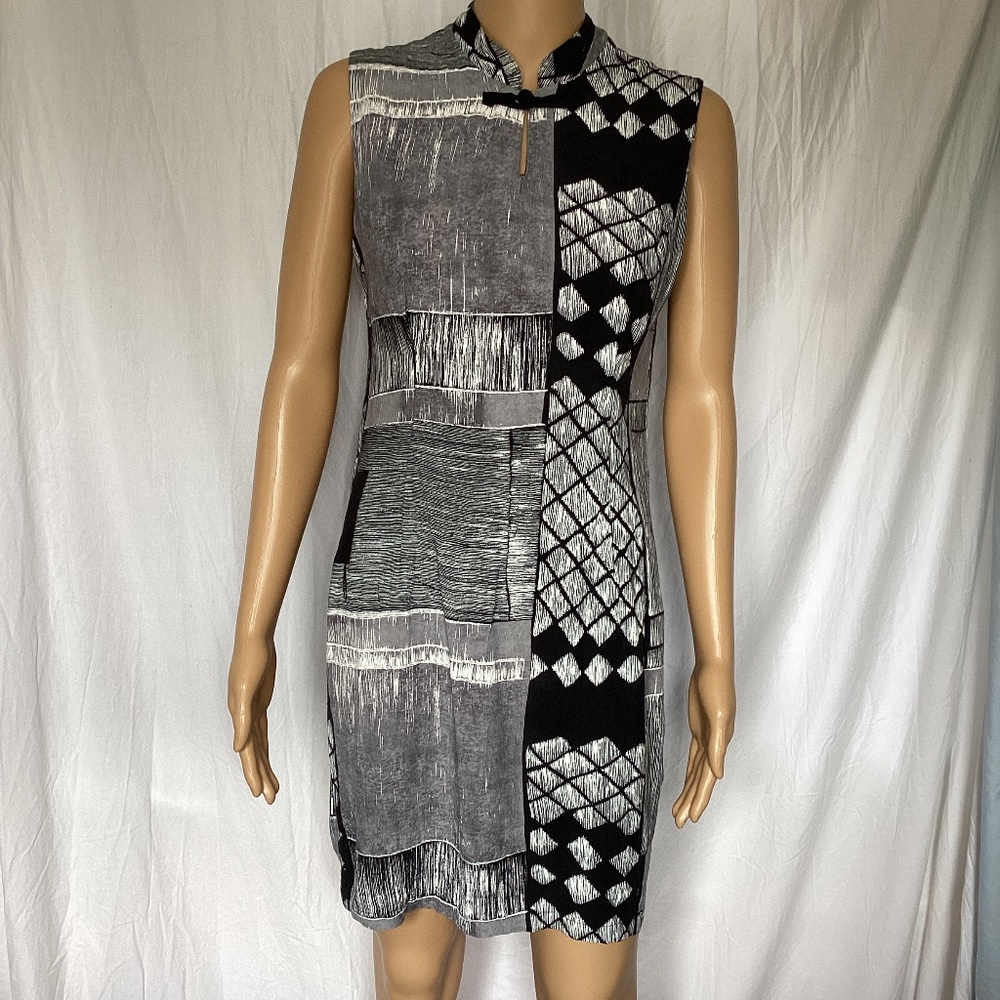 Jams World Nori Geometric Batik Dress
